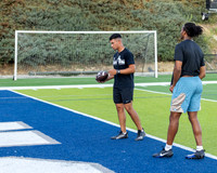 JoJo and Anthony, Football workout, Sierra Canyon, July 2024